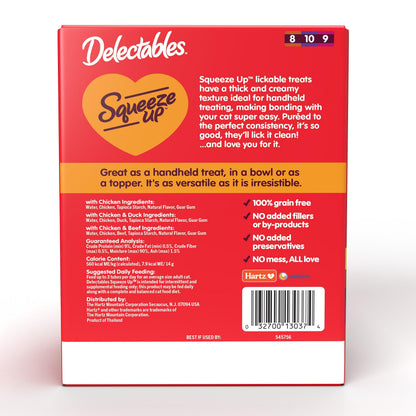 Delectables Squeeze Up Non-Seafood Variety Pack Lickable Cat Treat, 20 Count (Pack of 1)