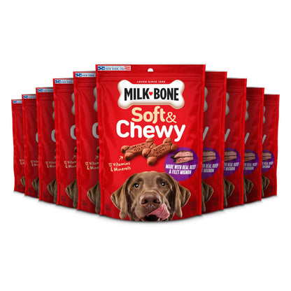 Milk-Bone Soft & Chewy Dog Treats, 25 Oz. Canister
