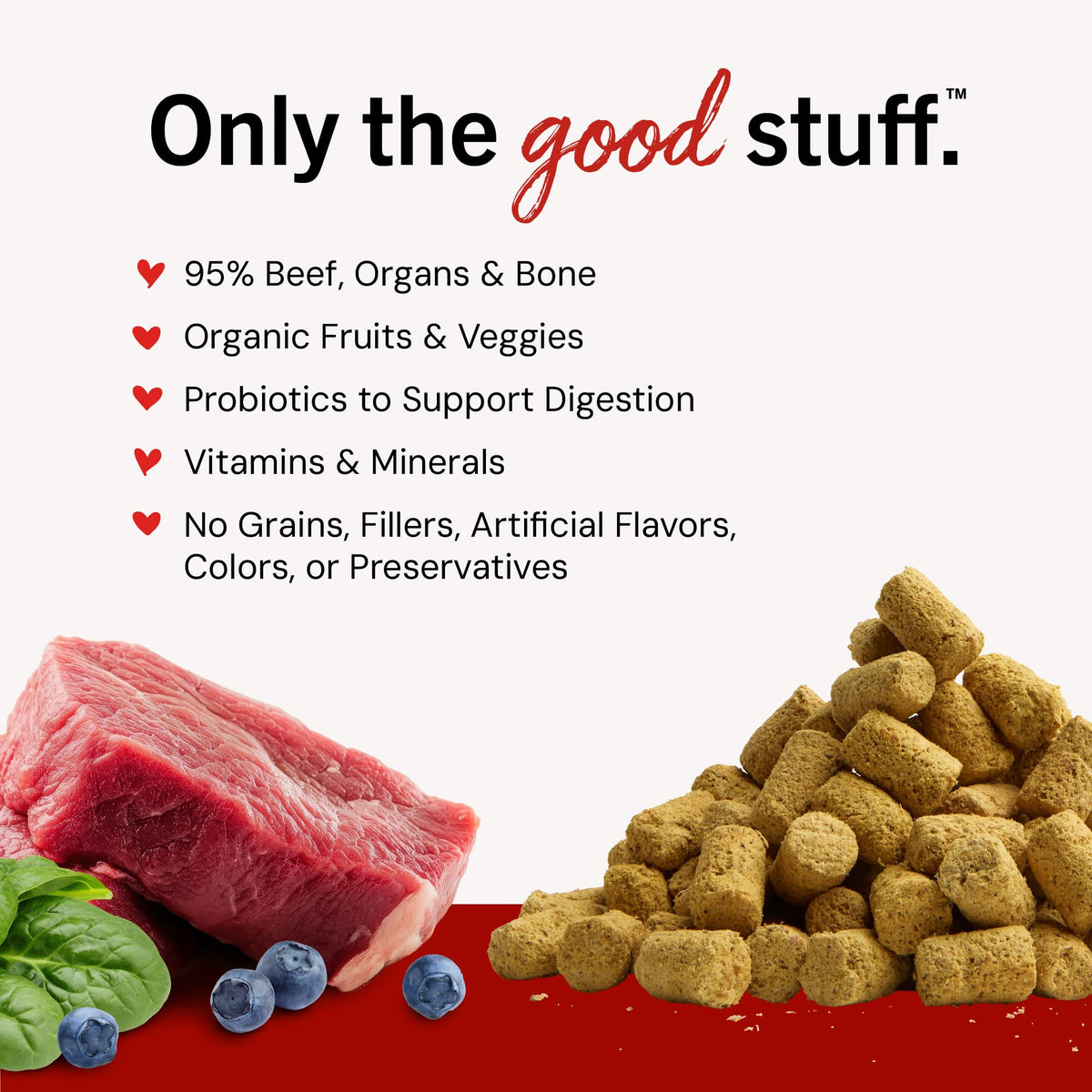 Stella & Chewy's Freeze-Dried Raw Chicken Meal Mixers- Dog Food Topper & Mixer - Made with 95% Cage-Free Chicken, Organs & Bone - Perfect for Picky Eaters - Grain-Free, 2.19 Pound (Pack of 4)