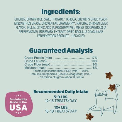 Shameless Pets Catnip N Chill Crunchy Cat Treats, 12 oz