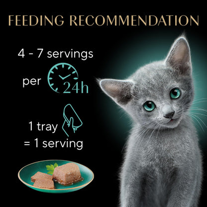 Sheba Perfect Portions Kitten Pate Wet Cat Food, Multipack, 2.6 oz, 24 ct