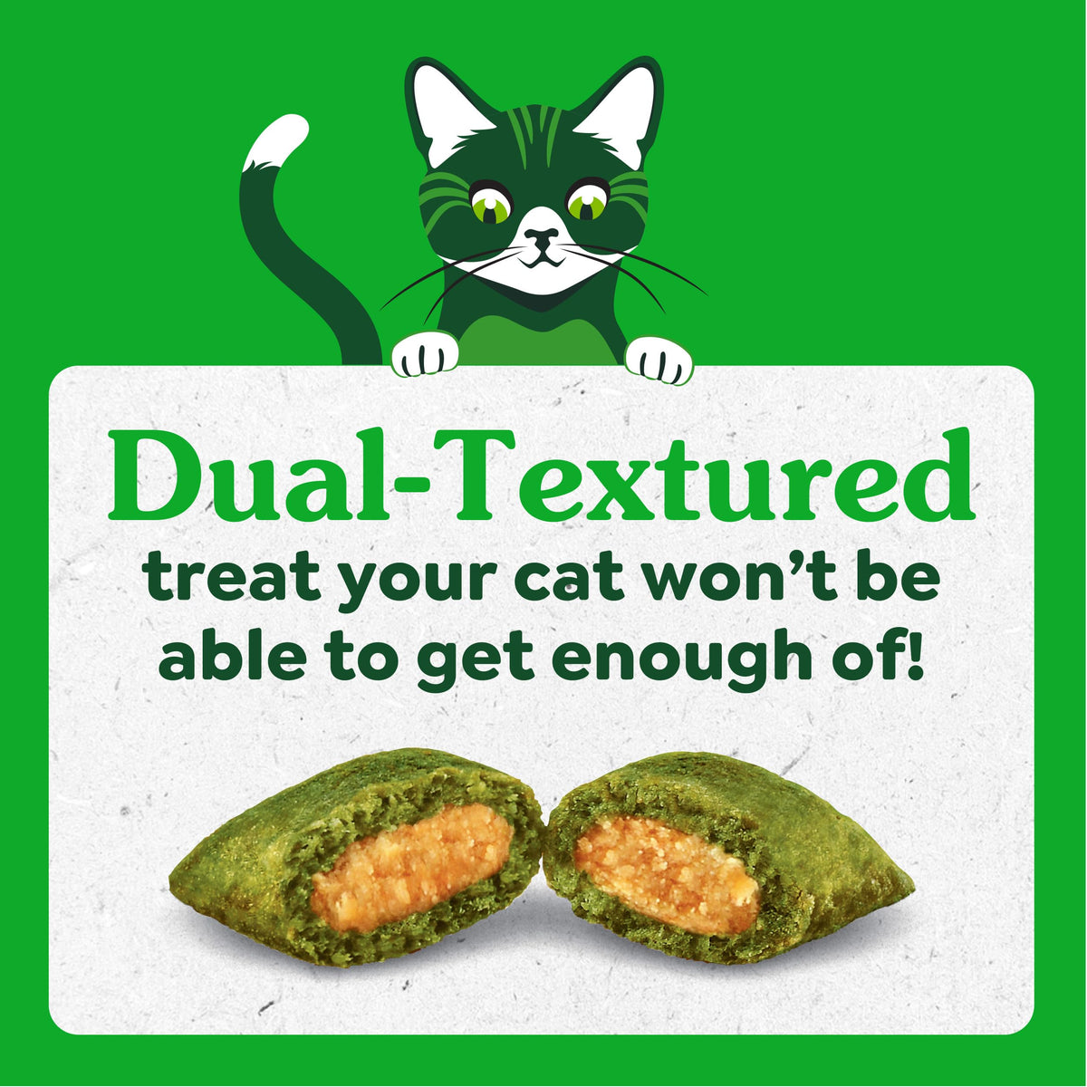 Greenies Feline Smartbites Skin & Fur Health Cat Treats, Salmon, 4.6 oz