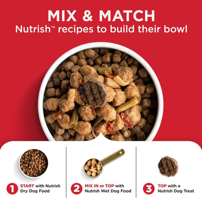 Nutrish Chicken Paw Pie Wet Dog Food, 8 oz. Tub (Pack of 8) (Rachael Ray)