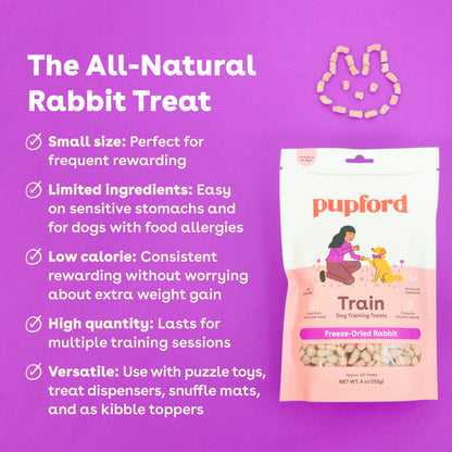 Pupford Freeze Dried Training Treats for Dogs & Puppies (Beef Liver, 4 oz)