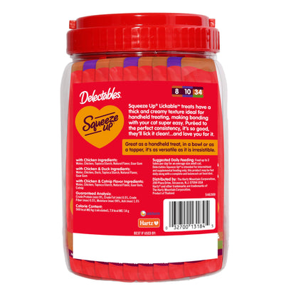 Delectables Squeeze Up Non-Seafood Variety Pack Lickable Cat Treat, 20 Count (Pack of 1)