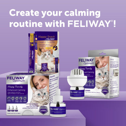FELIWAY Optimum Cat Calming Pheromone Diffuser Refill - 3 Pack
