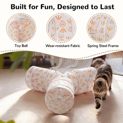 Tempcore Pet Tunnel Tube Cat Toys, Cat Tunnels for Indoor Cats