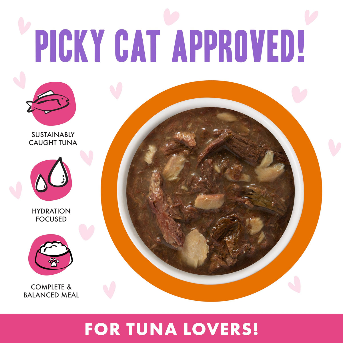 Weruva B.F.F. OMG - Best Feline Friend Oh My Gravy! Tuna & Chicken Charm Me with Tuna & Chicken in Gravy Cat Food, 3oz Pouch (Pack of 48)