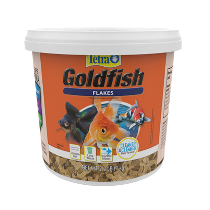 Tetra Goldfish Flakes, Nutritionally Balanced Diet For Aquarium Fish, Vitamin C Enriched Flakes, 0.42 oz