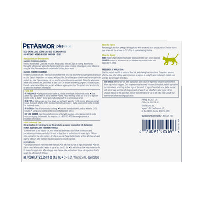 PetArmor Plus Flea & Tick Topical Dogs 5-22 lbs, 3-Month