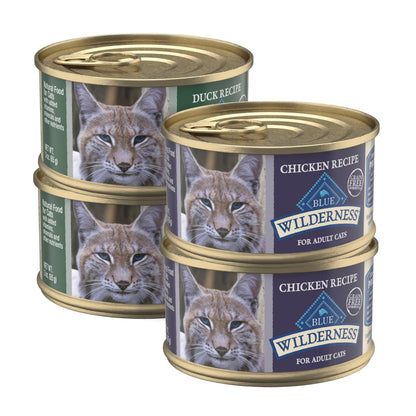 Blue Buffalo Tastefuls Variety Pack Flaked Wet Cat Food, 5.5 oz, 12 ct