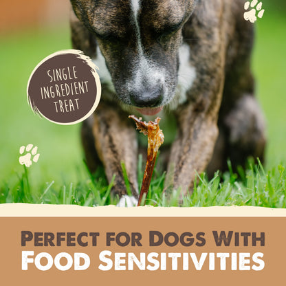 Mighty Paw Naturals Bully Sticks, 6 in, 25 Pack, Grass-Fed Beef Dog Chews