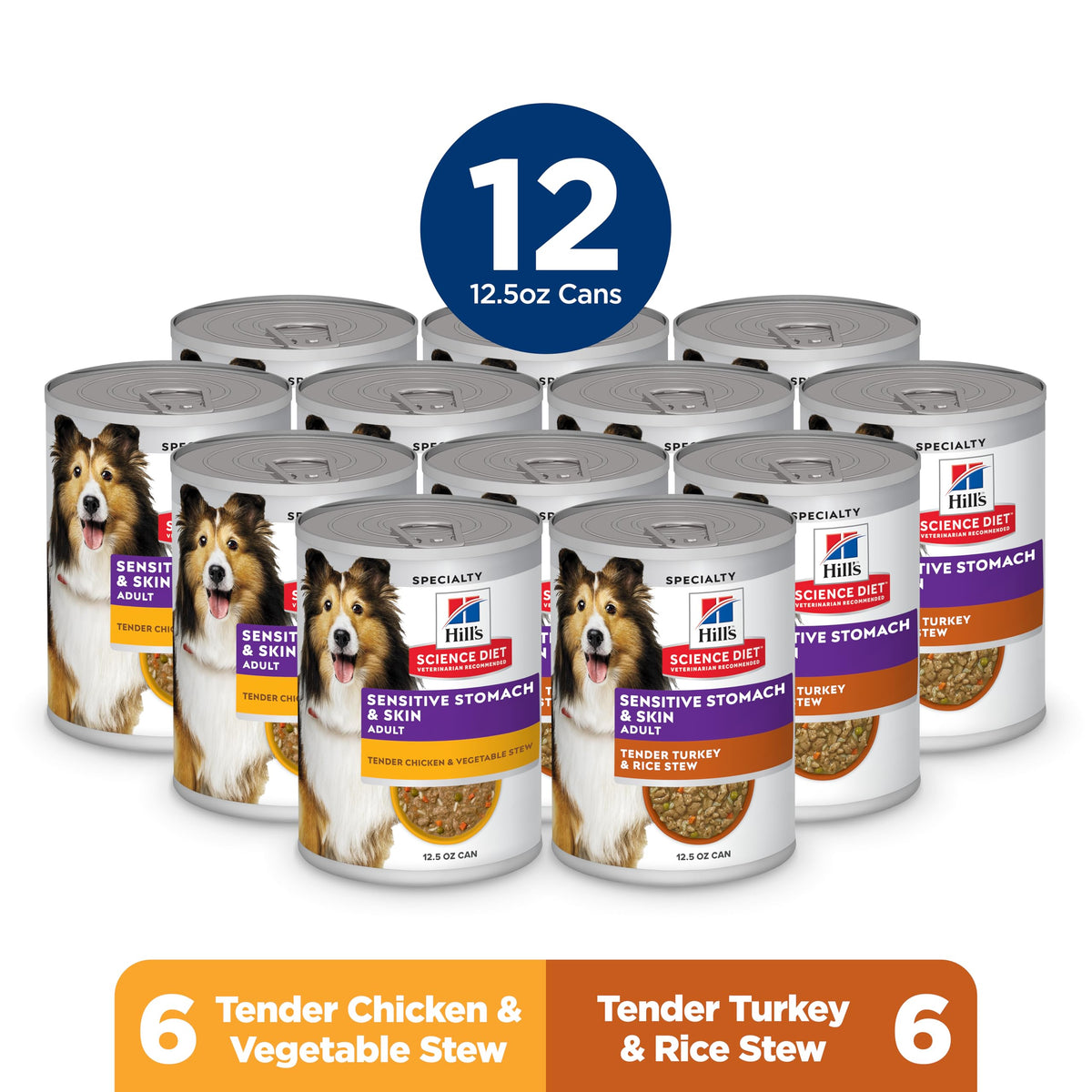 Hill's Science Diet Sensitive Stomach & Skin Wet Dog Food