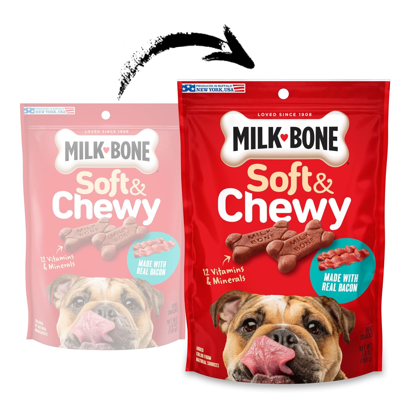 Milk-Bone Soft & Chewy Dog Treats, 25 Oz. Canister
