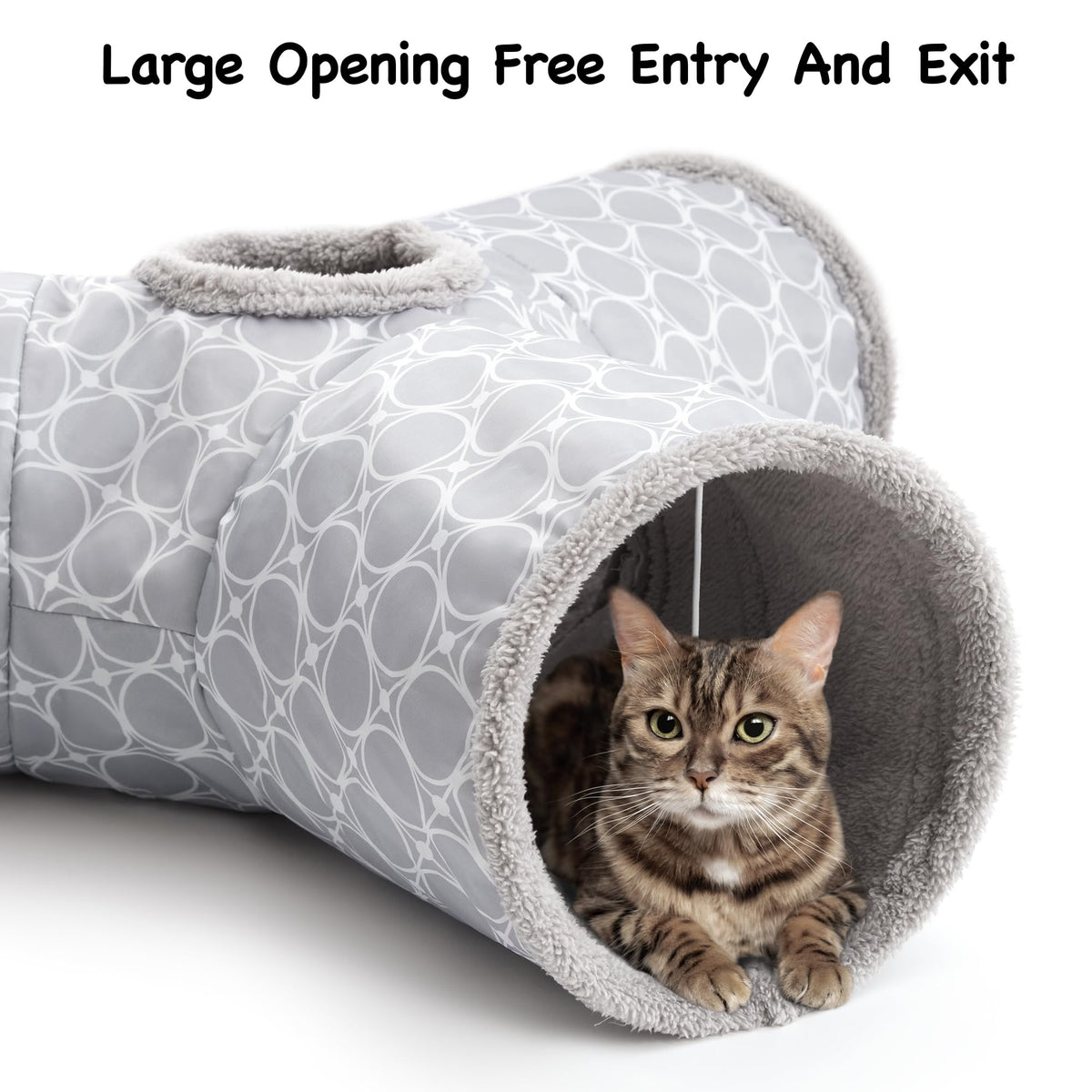 Tempcore Pet Tunnel Tube Cat Toys, Cat Tunnels for Indoor Cats