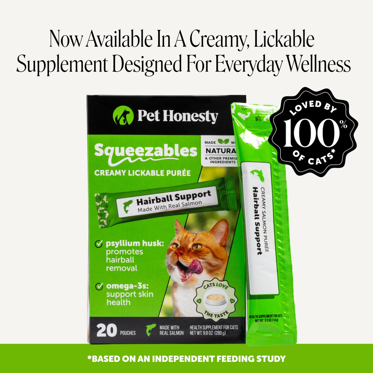 Cat Hairball Remedy Treats - Dual Texture Crunchy Creamy Hairball Treatment for Cats, Furball Relief Control Supplement with Fiber, Fish Oil for Indoor Cats Skin Coat Digestion (90-Day Supply)