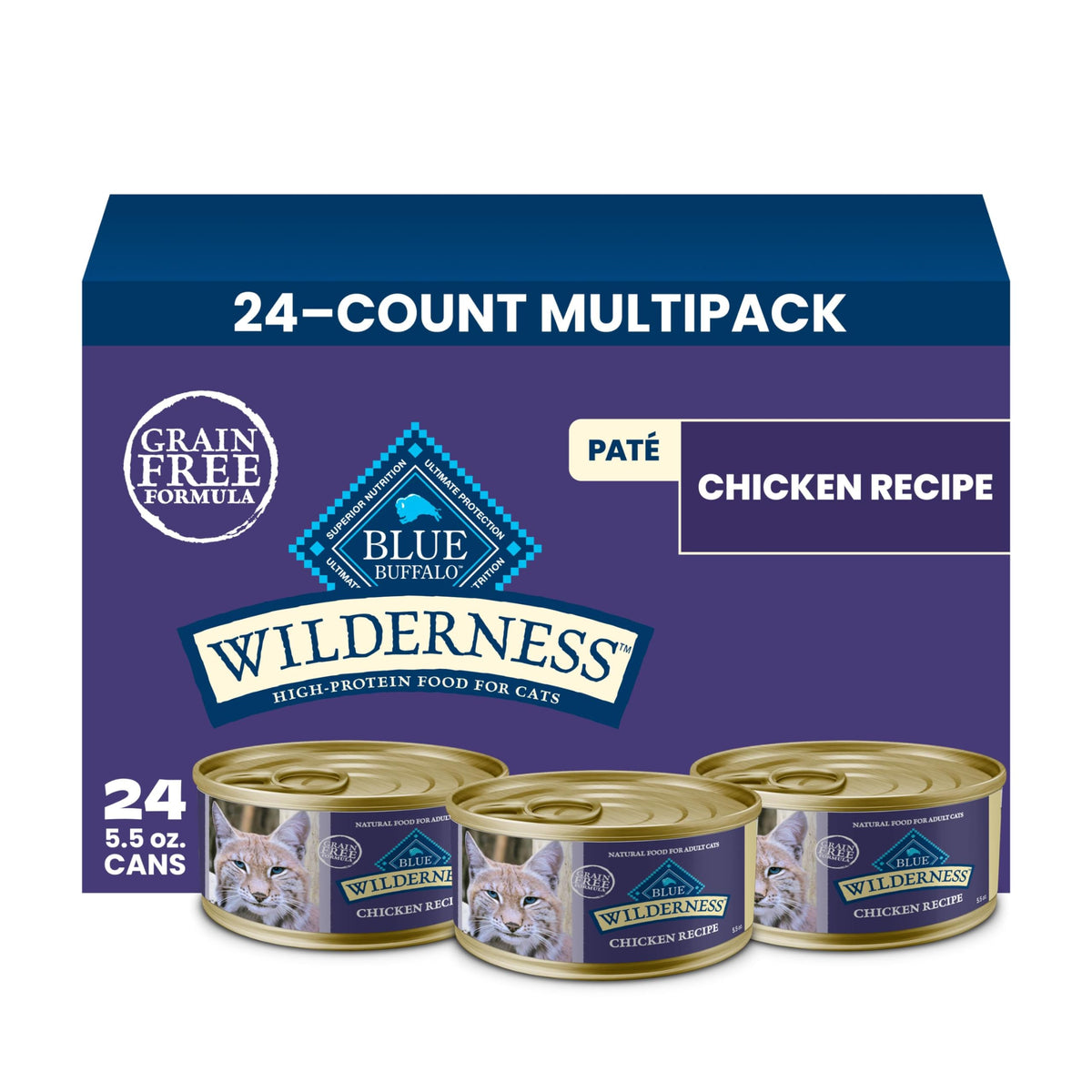 Blue Buffalo Tastefuls Variety Pack Flaked Wet Cat Food, 5.5 oz, 12 ct