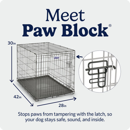 Midwest 30-Inch Single Door iCrate, for Medium Breeds, 21-40 lbs