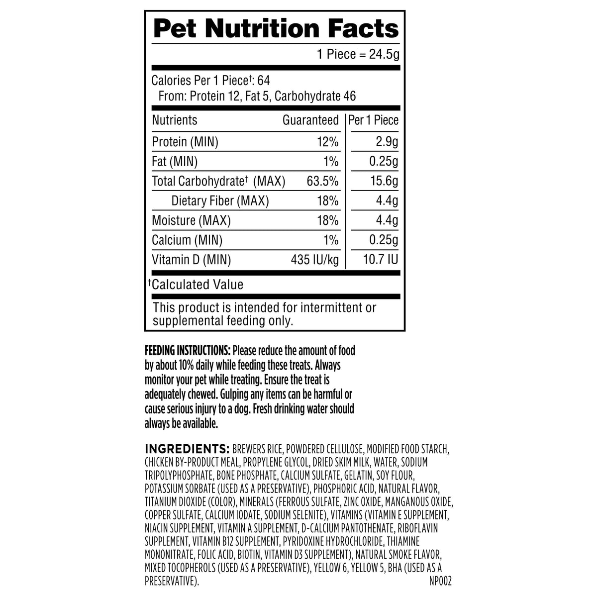 Milk-Bone Brushing Chews, Small/Medium, Original Flavor, 35 Dental Treats