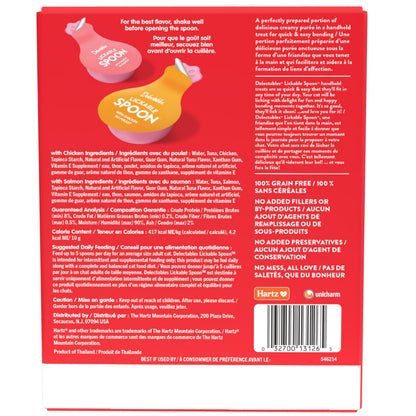 Delectables Lickable Spoon Handheld Wet Cat Treats Made with Real Tuna, Creamy Puree, Mess Free, Quick & Easy, Grain-Free, No Added Fillers, No Added Preservatives, Variety Pack 40ct