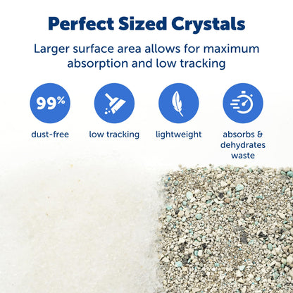 PetSafe ScoopFree Premium Crystal Litter, Fresh Scent, 4.3 Lb Bag, 2 Pack
