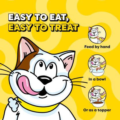 Temptations Creamy Puree Cat Treats, Beef, Chicken, Salmon & Tuna, 48 Count