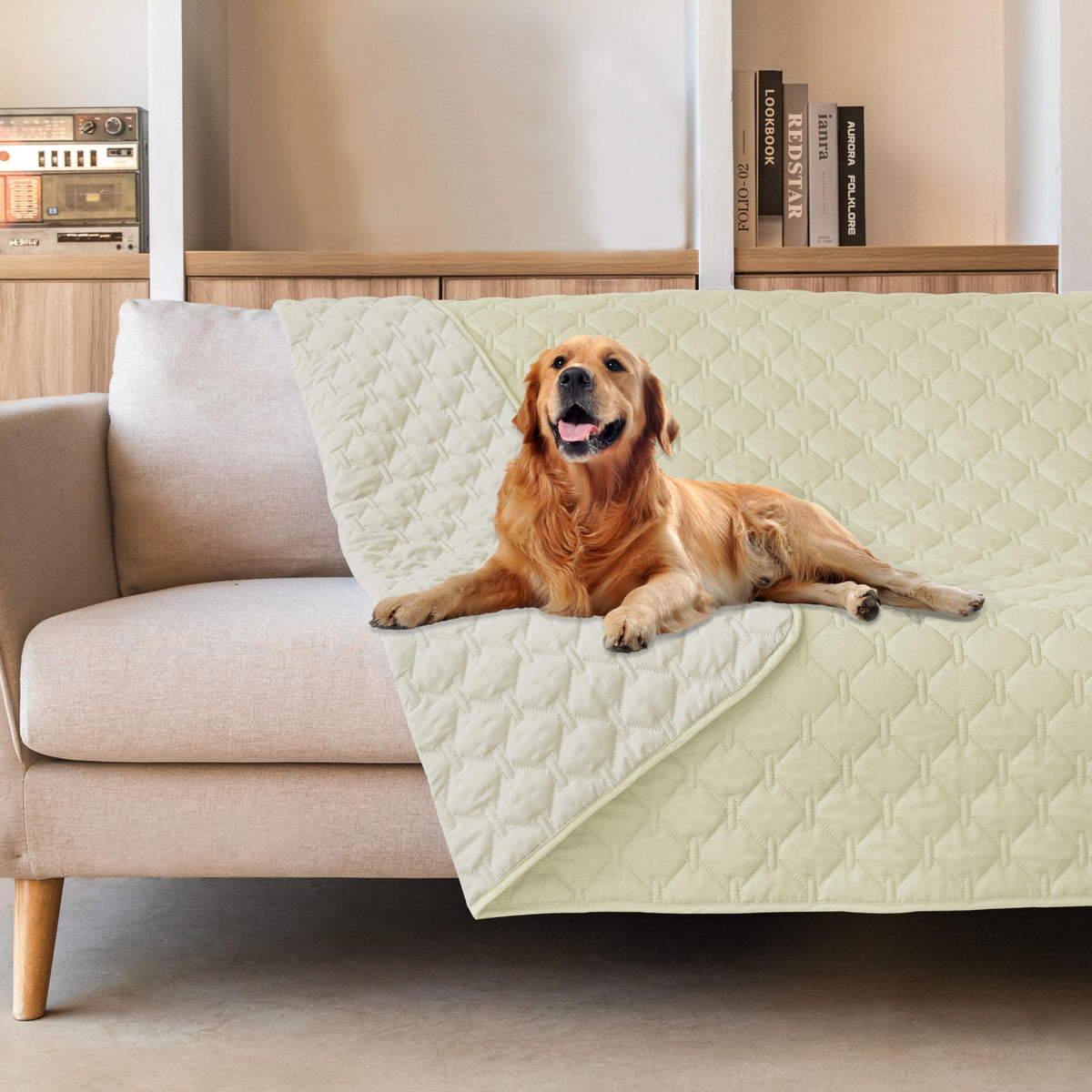 gogobunny Waterproof Dog Blanket, Couch Covers for Sofa, Reusable Pee Pads