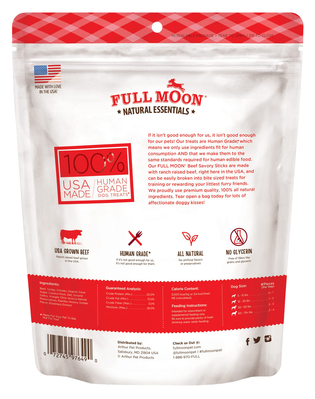 Full Moon® Essential Chicken Savory Sticks Dog Treats 24 oz