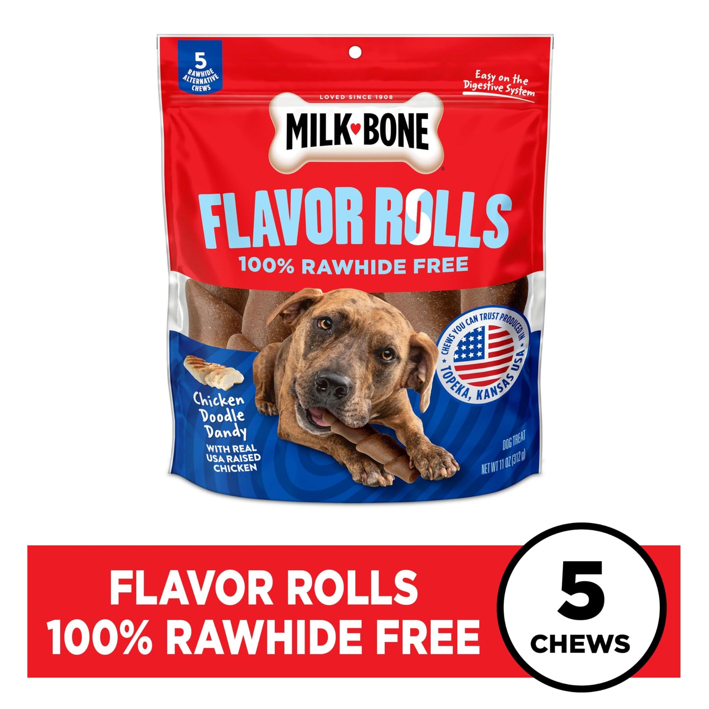Milk-Bone MaroSnacks Small Dog Treats with Real Bone Marrow, 40 Oz.