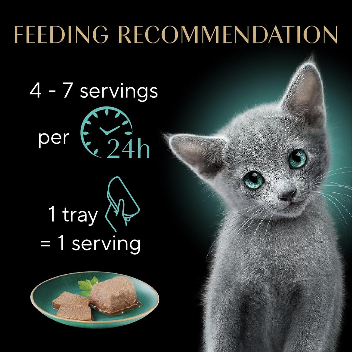 Sheba Perfect Portions Kitten Pate Wet Cat Food, Multipack, 2.6 oz, 24 ct
