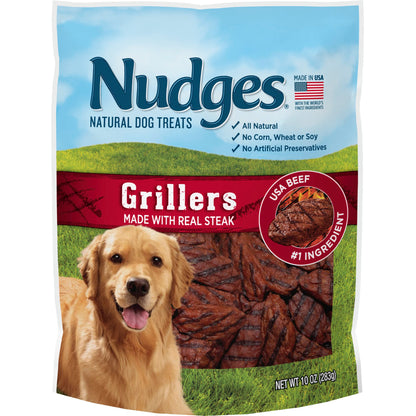 Blue Buffalo Nudges Grillers Steak Dog Treats, 16 oz