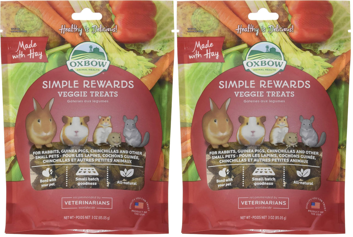 Oxbow Simple Rewards Rabbit Treats, Guinea Pig Treats, Bananas, 1 oz