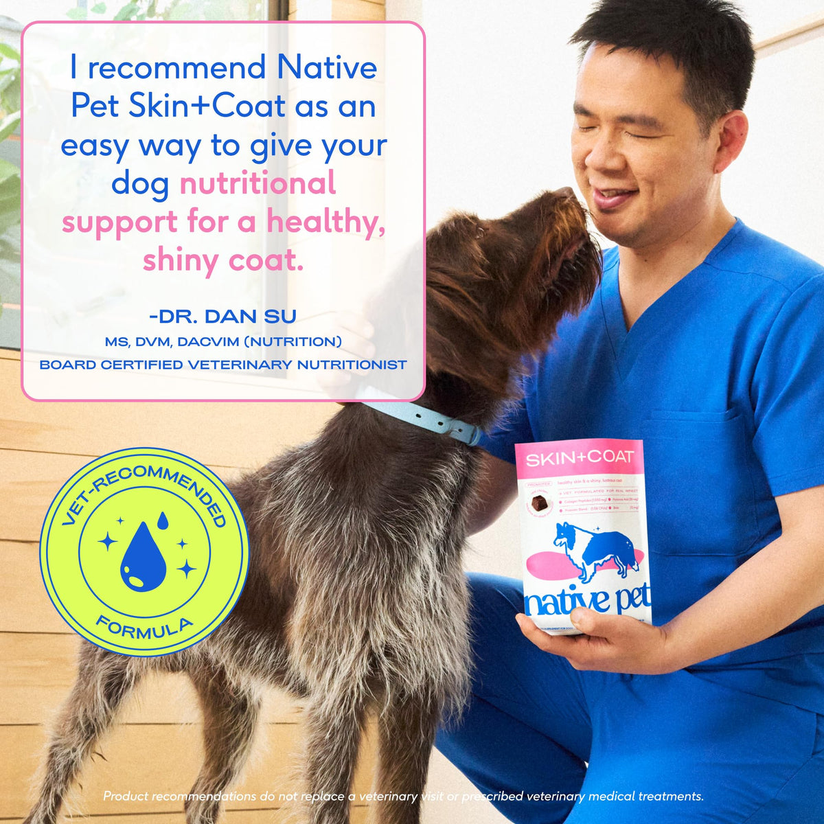 Native Pet Omega 3 Fish Oil for Dogs & Cats – Wild Alaskan Salmon Oil for Dogs Skin and Coat, Supports Joints, Heart & Shedding – Fast-Absorbing Omega 3 6 9 Liquid Supplement – 8oz