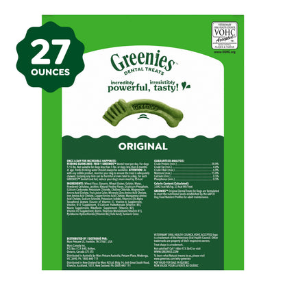 Greenies Teenie Original Natural Dental Dog Treats, Chicken, 43 Count