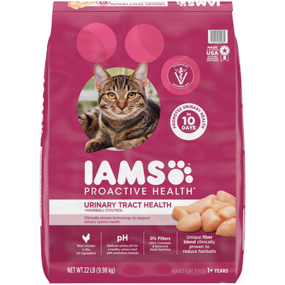 IAMS Proactive Health Urinary Tract Health Dry Cat Food, Chicken, 7 lb