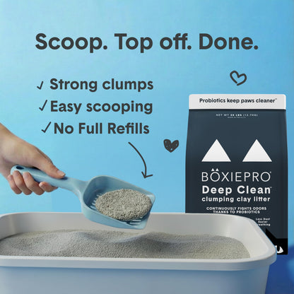 Boxie Probiotic Natural Lightweight Cat Litter 40+ Day Odor Control 11.5 lb