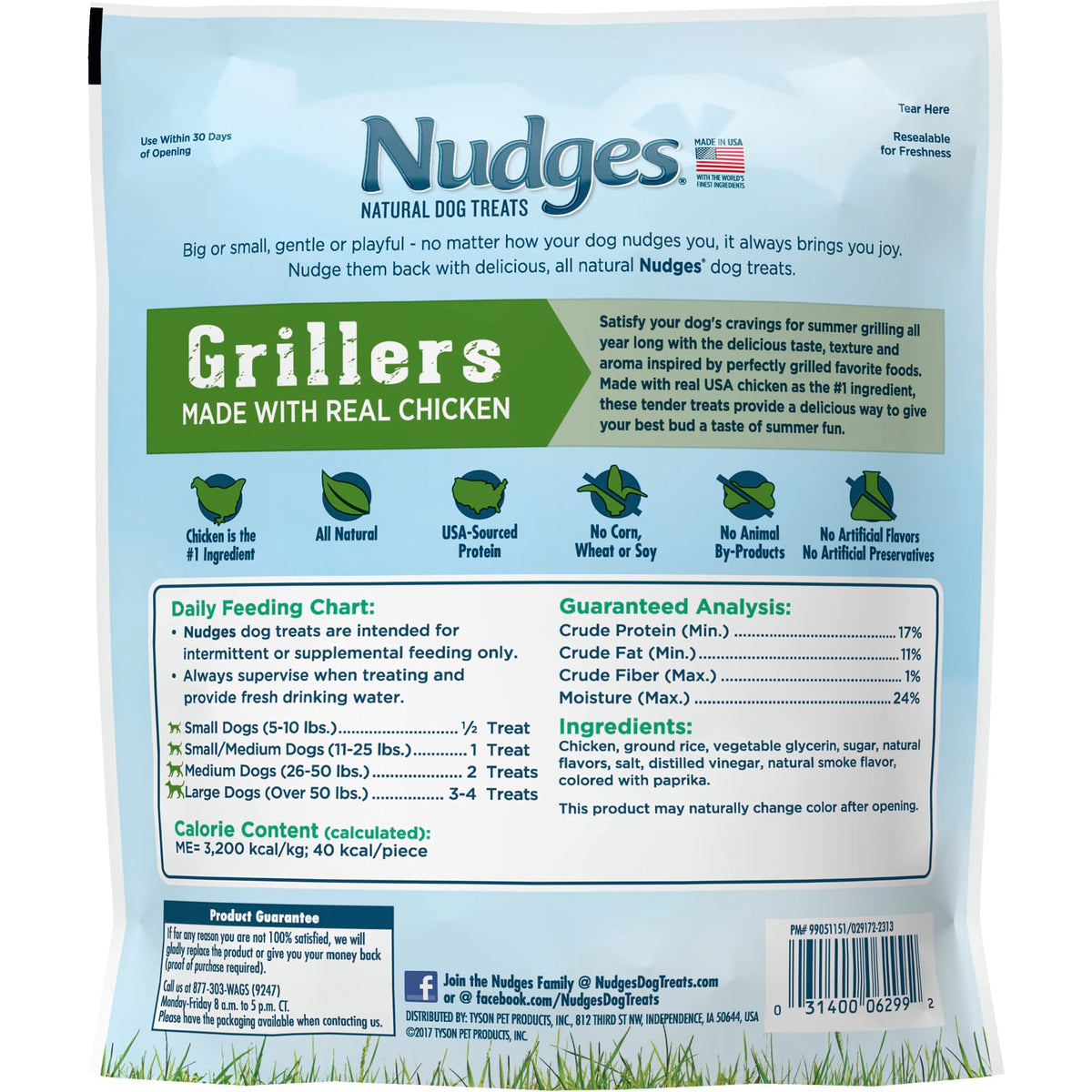 Blue Buffalo Nudges Grillers Steak Dog Treats, 16 oz