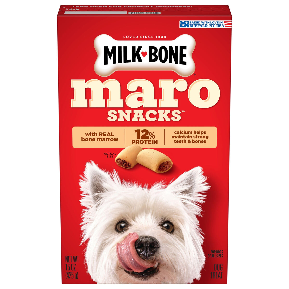 Milk-Bone MaroSnacks Small Dog Treats with Real Bone Marrow, 40 Oz.