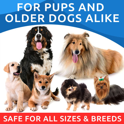 Omega 3 + Fish Oil for Dogs - Skin & Coat Support, Itch & Allergy Relief