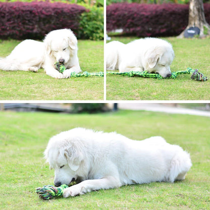SHARLOVY Large Tough Chew Toys for Aggressive Chewers, 9 Pack Dog Rope Toys