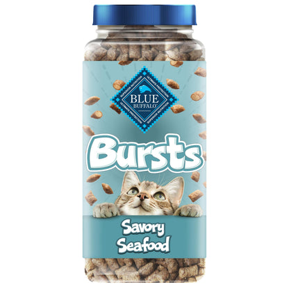 Blue Buffalo Bursts Chicken Crunchy & Creamy Cat Treats, 12 oz