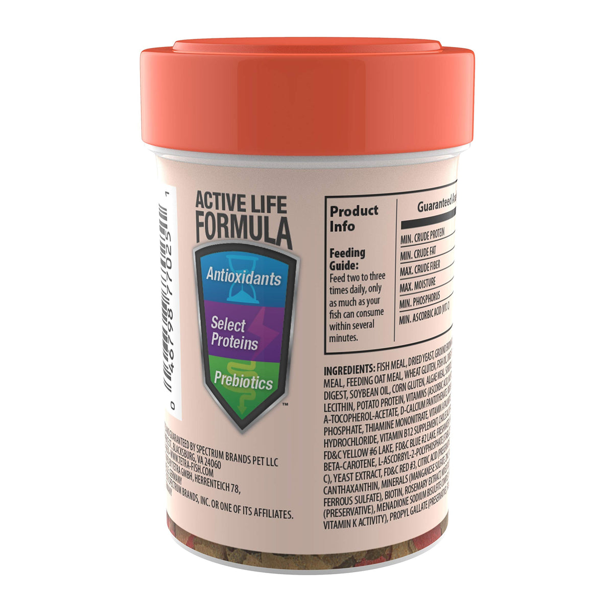 Tetra Goldfish Flakes, Nutritionally Balanced Diet For Aquarium Fish, Vitamin C Enriched Flakes, 0.42 oz