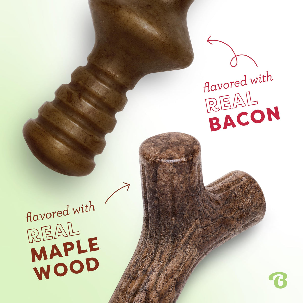 Benebone 7-Pack Dog Chew Toys for Aggressive Chewers, Dog Bones, Medium