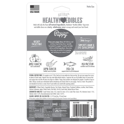 Nylabone Healthy Edibles Puppy Dog Treats Variety Pack, 3 Count