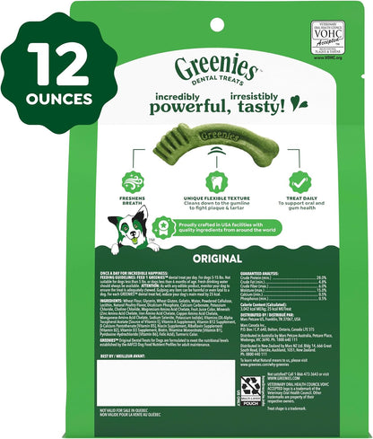 Greenies Teenie Original Natural Dental Dog Treats, Chicken, 43 Count