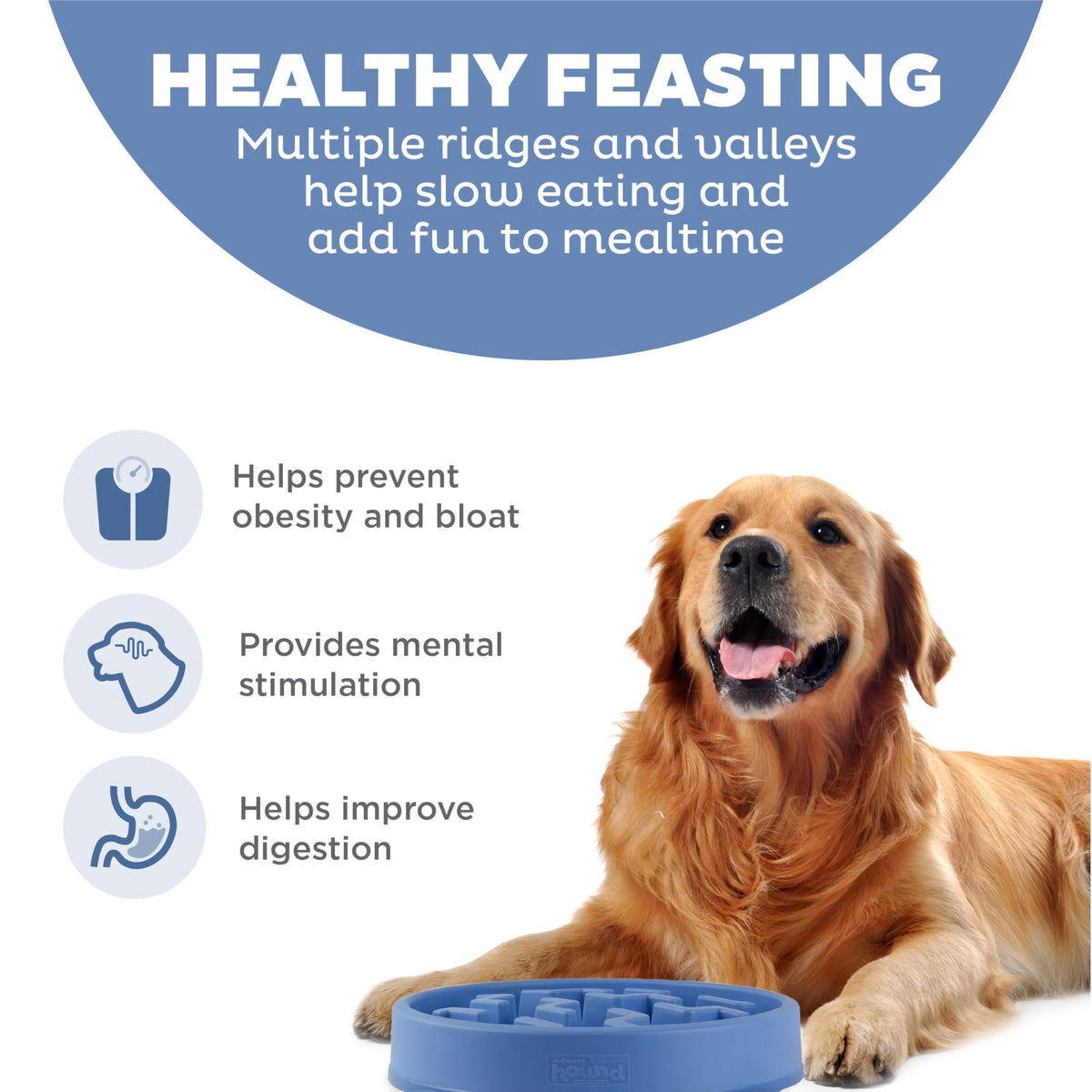 Outward Hound Fun Feeder Slo Bowl Dog Slow Feeder, Wave, Pink, 5.8"