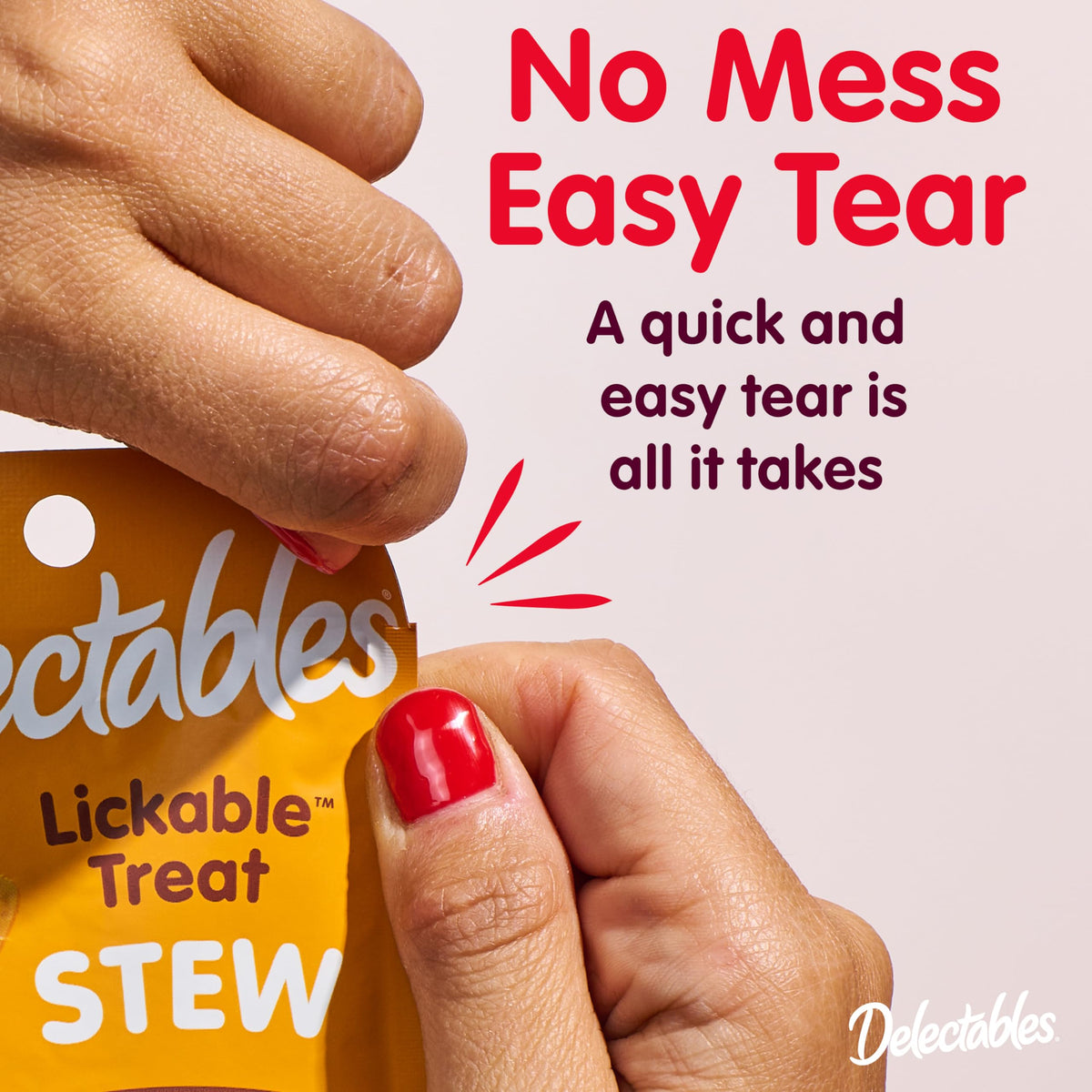 Delectables Lickable Treat Gravy Wet Cat Treat Variety Pack, Food Topper, Hydrating, Grain-Free, No Fillers, By-Products, Added Preservatives, 1.4oz Pouch, 12ct