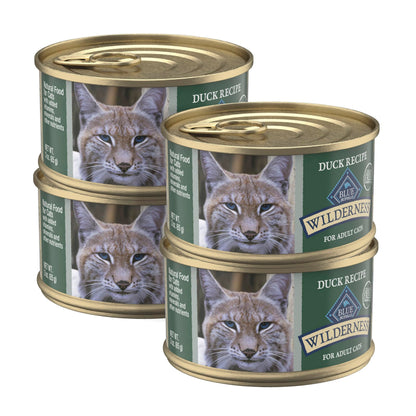 Blue Buffalo Wilderness Variety Pack Adult Paté Wet Cat Food, 3 oz, 12 ct