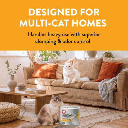 ARM & HAMMER HardBall Clumping Cat Litter, Garden Bloom, 14.5 Lbs