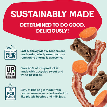 Shameless Pets Bacon Me Crazy Meaty Tenders, Soft Dog Treats, 8oz